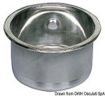 Osculati - Lavello inox tondo 285 x 180 mm